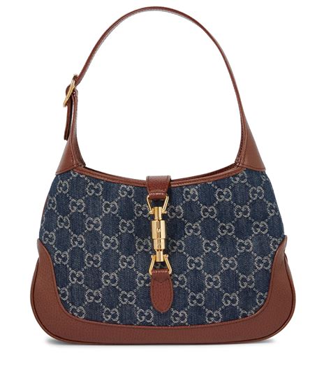 gucci jackie 1961 mini denim|gucci mini hobo bag.